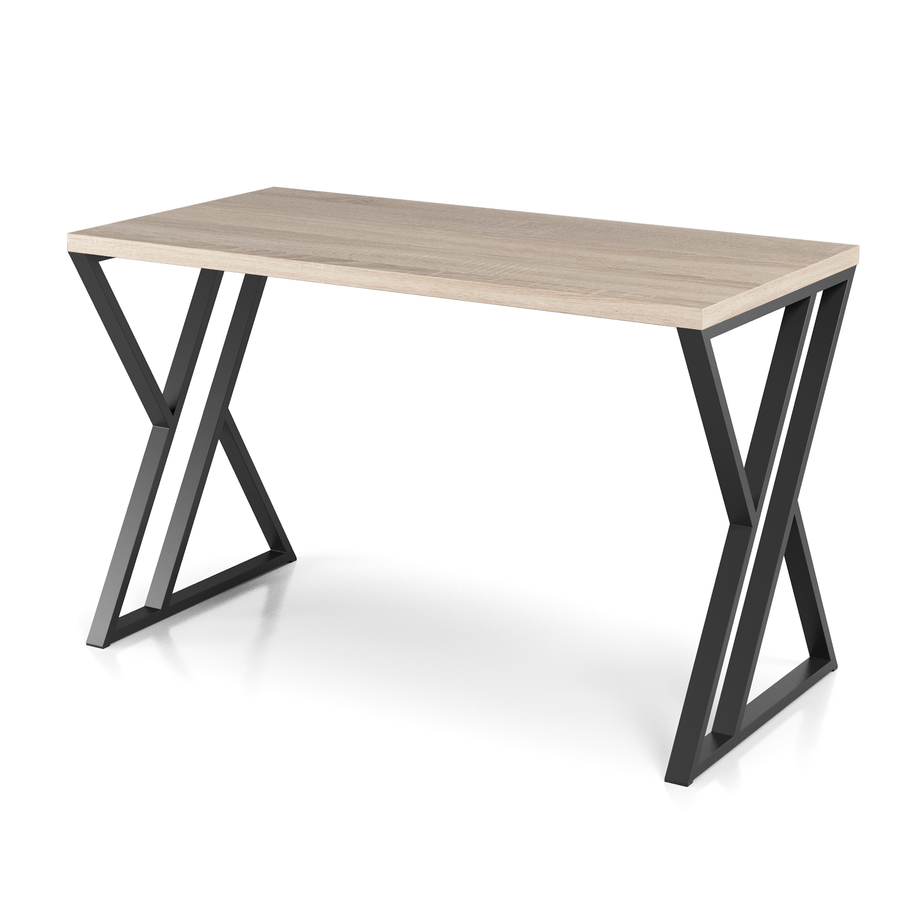 Стіл письмовий комп'ютерний "Серія 8; 900х600х32 мм; Дуб Сонома; 40х20 мм Metal&Loft